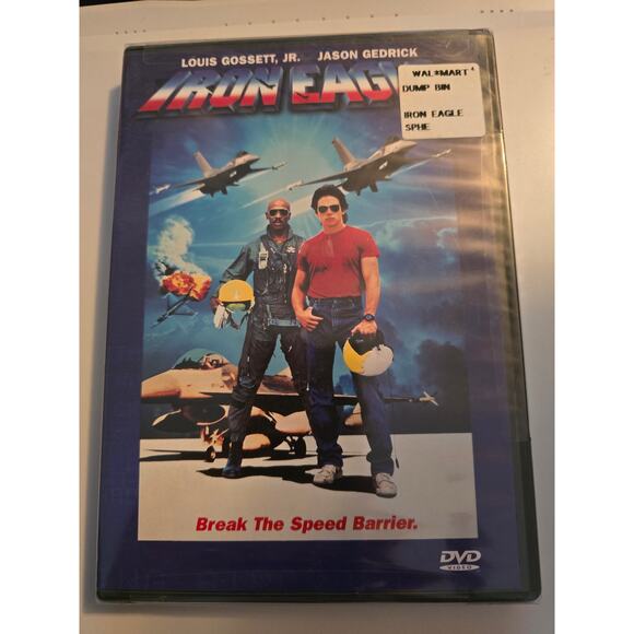 Iron Eagle (1985) DVD 1999 Fullscreen Louis Gossett Jr. Jason Gedrick New Sealed - Picture 1 of 2